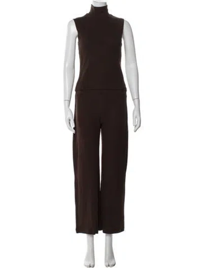 Pre-owned Leset Pant Set W/ Tags In Brown