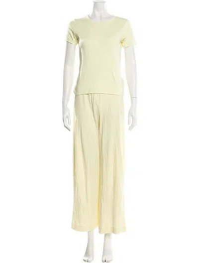 Pre-owned Leset Pant Set In Yellow