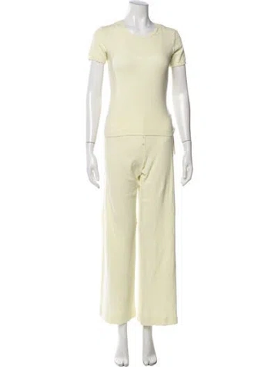 Pre-owned Leset Pant Set In Yellow