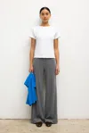 Leset Pointelle Boxer Pant In Gray