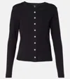 Leset Pointelle Cotton Cardigan