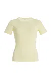 Leset Pointelle-knit Cotton T-shirt