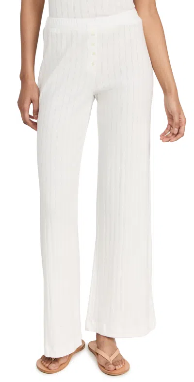 LESET POINTELLE PANTS WHITE