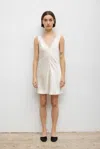 Leset Barb Lace-trimmed Satin Mini Dress