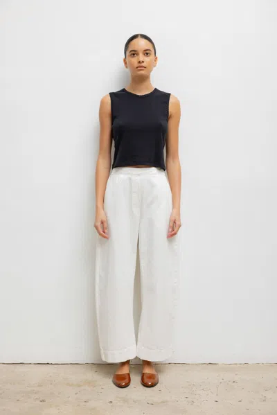 Leset Pre-order: Chloe Barrel Pant In Sand