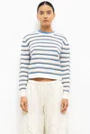 Leset James Stripe Classic Crew In Multi