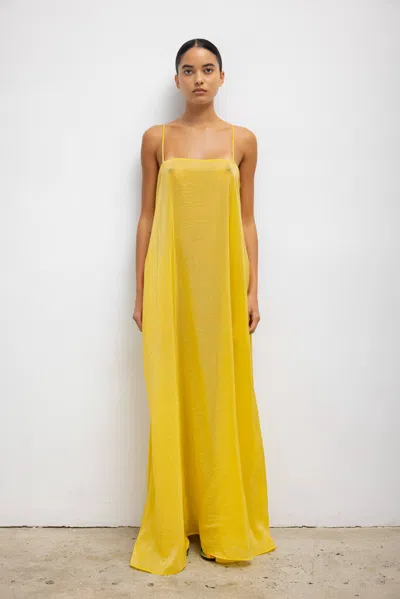 Leset Pre-order: Lana Maxi Dress In Yellow