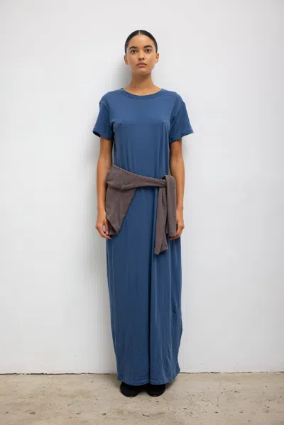 Leset Laura Maxi Dress In Denim