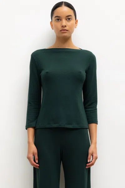 Leset Pre-order: Lauren Bracelet Top In Green