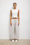 Leset Pre-order: Yoshi Carpenter Pant In White