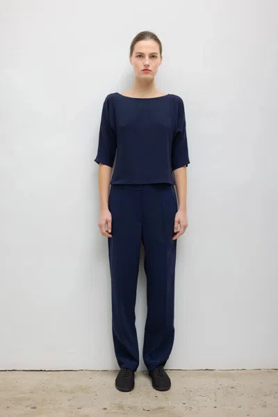 Leset Pre-order: Arielle Pintuck Pant In Blue
