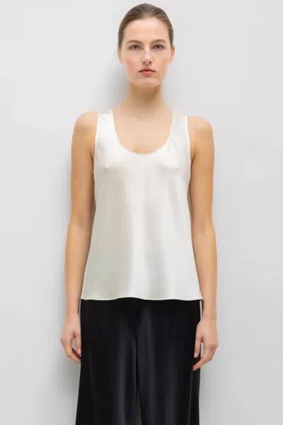 Leset Pre-order: Barb Bias Tank In Sand