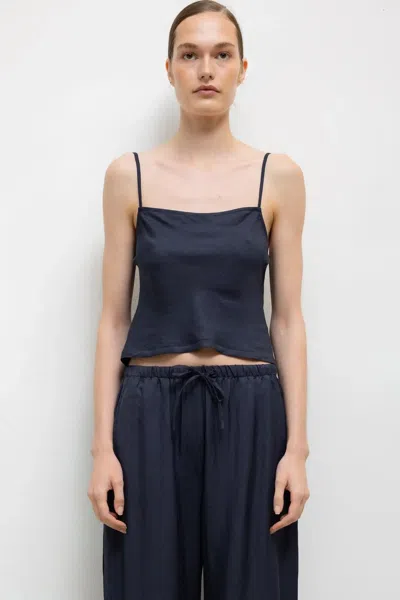 Leset Pre-order: Daniel Square Neck Tank In Blue
