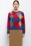 Leset Pre-order: James Argyle Oversized Crew In Multi