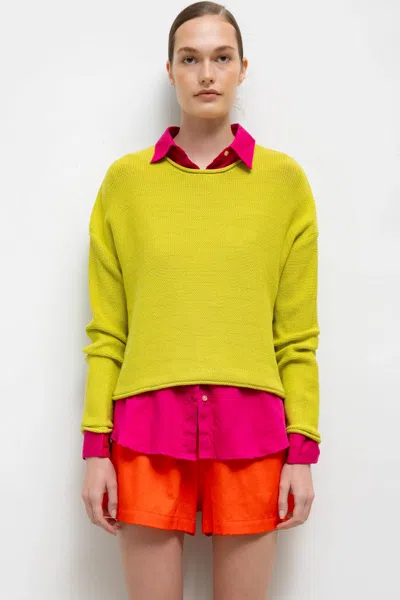 Leset Pre-order: Mae Crewneck In Green