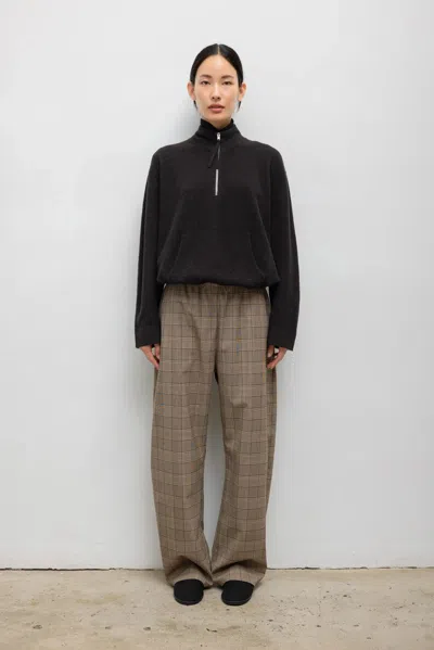 Leset Mia Pocket Pants In Brown