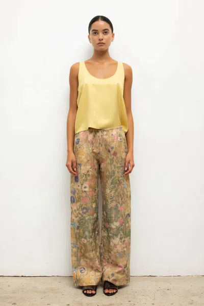 Leset Pre-order: Pam Pocket Pant In Brown