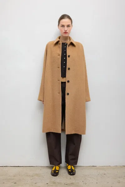 Leset Pre-order: Sophie Car Coat In Gold