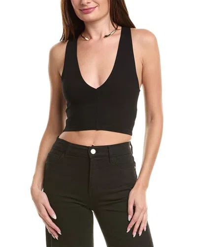 Leset Rio Crop Tank In Black