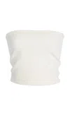 Leset Lauren Bandeau Top In White