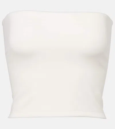 Leset Rio Ponte Bandeau Top In White
