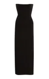 Leset Rio Stretch Ponte Midi Dress In Black