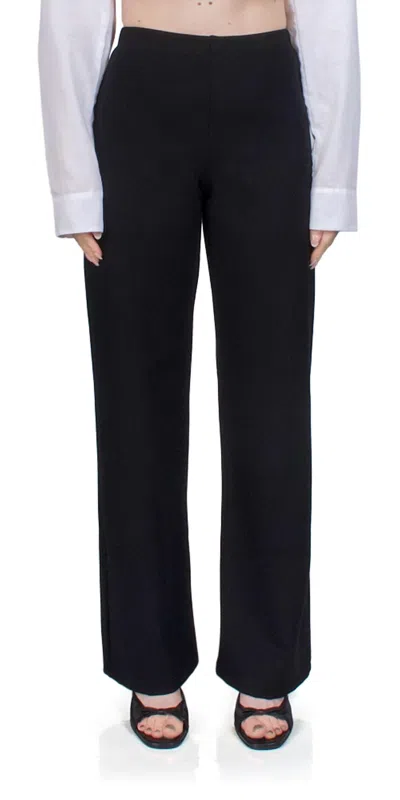 Leset Rio Wide Leg Pant In Black