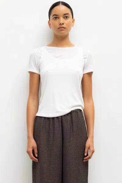 Leset Rozzi Classic Tee In White