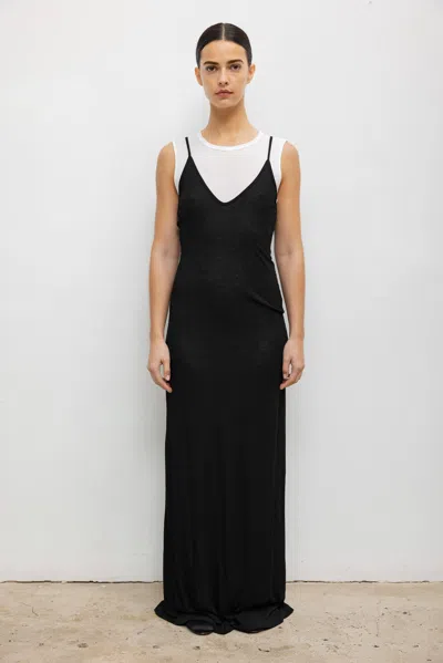 Leset Rozzi V Neck Muscle Maxi Dress