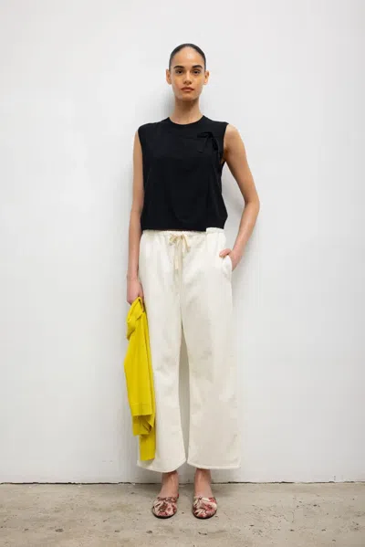 Leset Sammi Ankle Pant In White