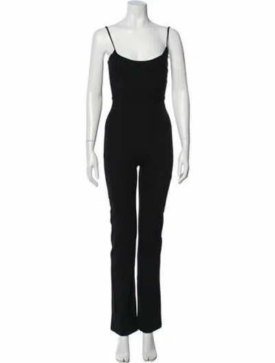 Pre-owned Leset Scoop Neck Jumpsuit W/ Tags In Black