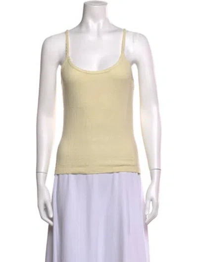 Pre-owned Leset Scoop Neck Sleeveless Top In Pink