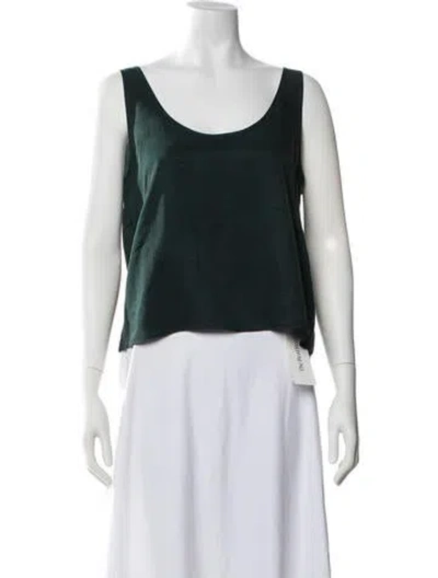 Pre-owned Leset Scoop Neck Sleeveless Top W/ Tags In Black