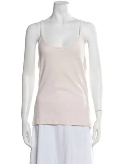 Pre-owned Leset Scoop Neck Sleeveless Top W/ Tags In Pink