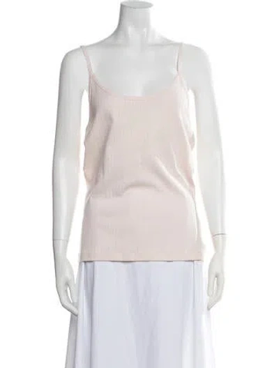Pre-owned Leset Scoop Neck Sleeveless Top W/ Tags In White