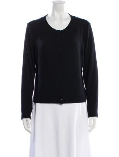 Pre-owned Leset Scoop Neck Sweater In Black