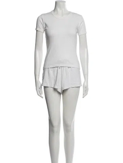 Pre-owned Leset Short Set In Brown