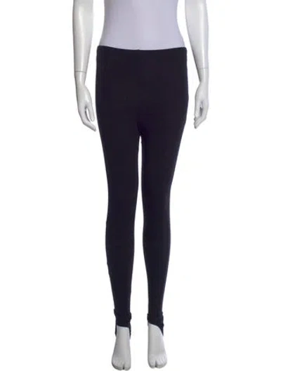 Pre-owned Leset Skinny Leg Pants In Black