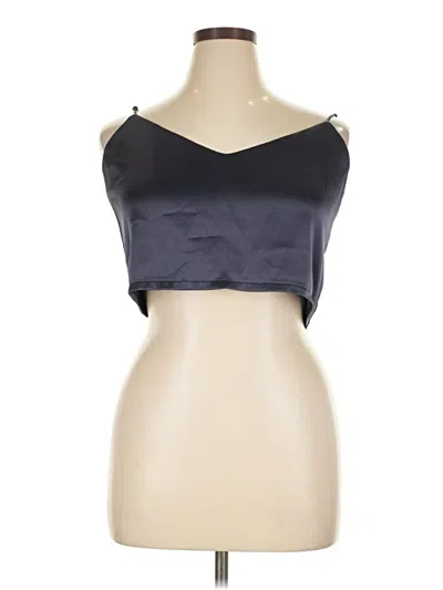 Pre-owned Leset Sleeveless Top Black Strapless Neckline Tops