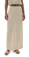 Leset Stella Maxi Skirt Dune In Brown