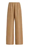 Leset Stella Wide-leg Linen-blend Pants