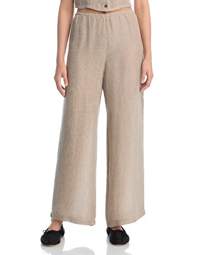 Leset Stella Wide Leg Pants In Dune