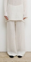 Leset Stella Wide Leg Sequin Linen Pant