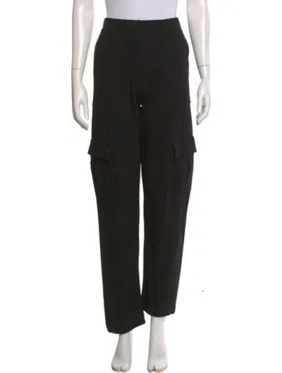 Pre-owned Leset Straight Leg Pants In Black