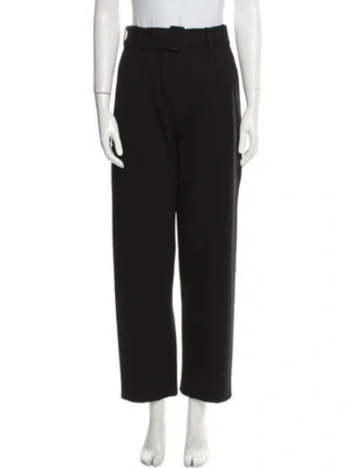 Pre-owned Leset Straight Leg Pants In Black