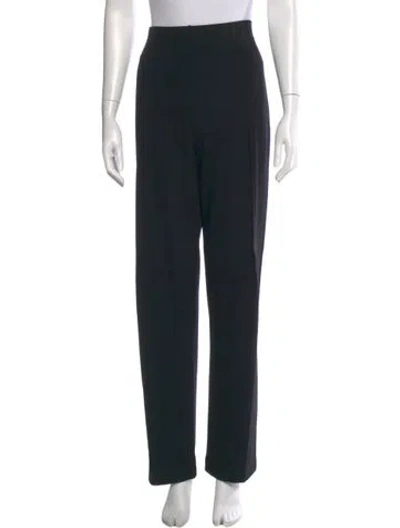 Pre-owned Leset Straight Leg Pants In Black