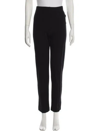 Pre-owned Leset Straight Leg Pants In Black