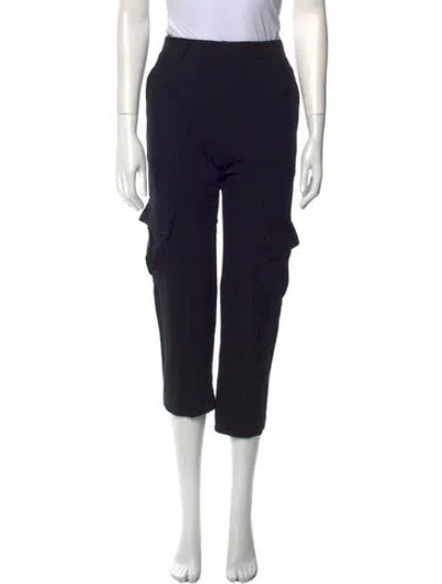 Pre-owned Leset Straight Leg Pants In Black