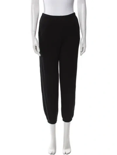 Pre-owned Leset Straight Leg Pants In Black