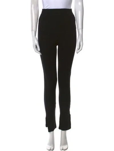 Pre-owned Leset Straight Leg Pants In Black